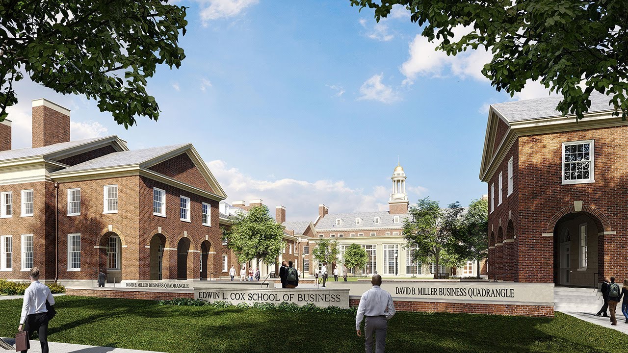 rendering of David B. Miller Business Quadrangle 