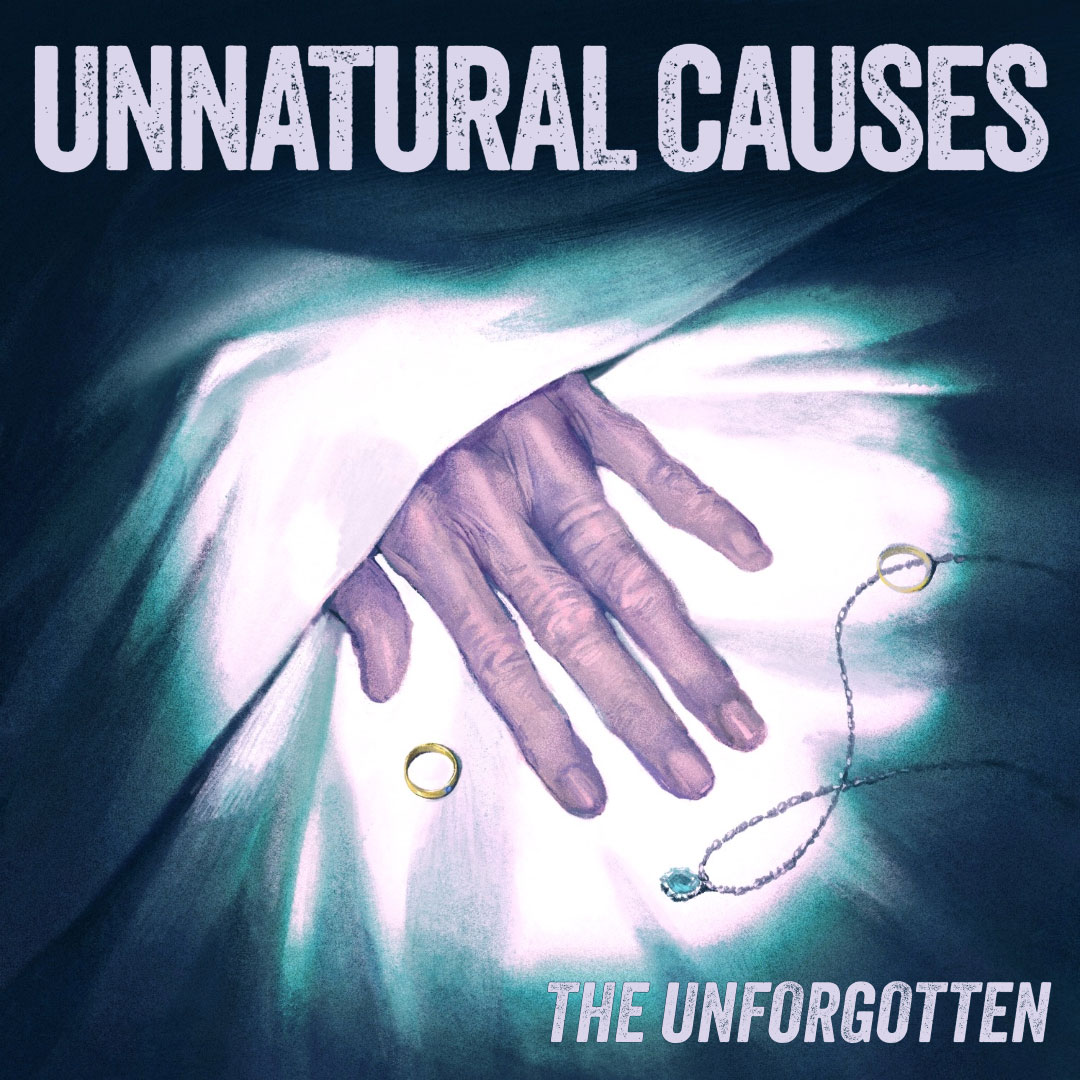 Cover art for season two of the podcast "The Unforgotten"